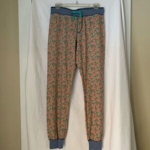 NATURAL LIFE floral waffle/thermal knit pajama/lounge pants